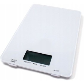 Bilancia da cucina elettronica digitale, Inna, LCD, 5 kg, Bianco