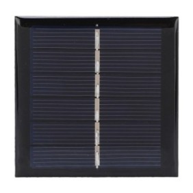 Pannello solare portatile, KkvoGmle, 0,6 W, 3 V, Nero