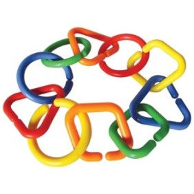 Set di sagome da costruire, tipo link per bambini, MediaR, multicolore, 20+ pezzi