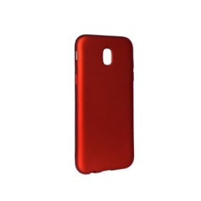 Cover posteriore Level per Samsung Galaxy J7 2017 J730, Silicone, Rosso