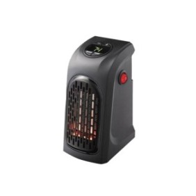 Mini riscaldatore ad aria Handy Heater, con timer, riscaldamento/raffreddamento, 400 W, nero
