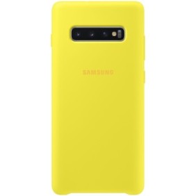 Samsung Custodia protettiva in silicone per Galaxy S10 Plus G975, Giallo