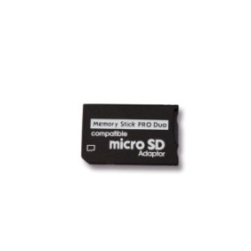 Adattatore per scheda di memoria da MicroSD a MS Pro Duo, Per fotocamere e videocamere SONY, Nero