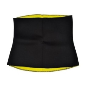 Cintura modellante EDAR, tonificante addome, materiale neoprene, taglia XXL, nero/giallo