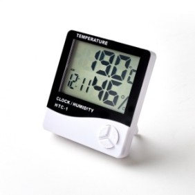 Termometro/igrometro, Display digitale, Bianco