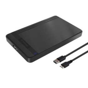 Orico Rack, Cafuneplus®, per HDD/SSD esterno SATA da 2.5 pollici, USB 3.0, Nero