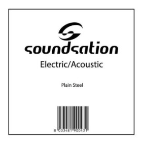 Corda per chitarra semplice P009 - acustica, elettrica, Soundsation