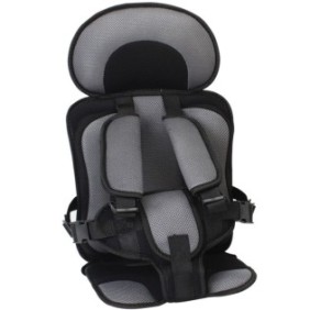 Copriimbracatura per supporto bambino e neonato, regolabile e portatile, ignifugo, lavabile, colore Nero/Grigio AK5095