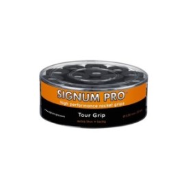 Set di 30 overgrip Signum Pro Tour, neri, spessore 0,50 mm
