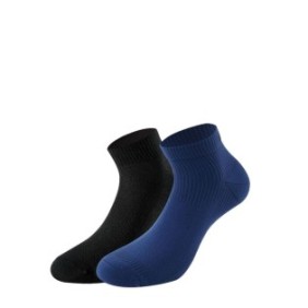 Set di 2 paia di calzini Lenz Running 3.0, blu/nero, Blu
