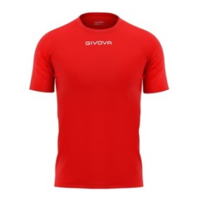 Maglietta sportiva Givova Capo, Rossa