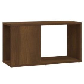 Credenza TV, per soggiorno/ufficio, rovere marrone, 60x24x32 cm, legno composito - FurnitureRomania - PRO6358133