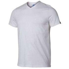 T-shirt sportiva da uomo, Joma, Cotone, Bianco
