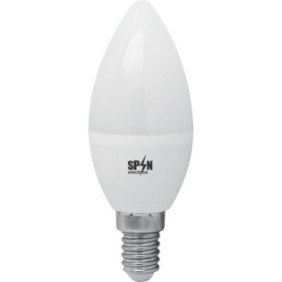 Set di 3 lampadine LED E14, modello C37, 7W, 2700K, luce calda