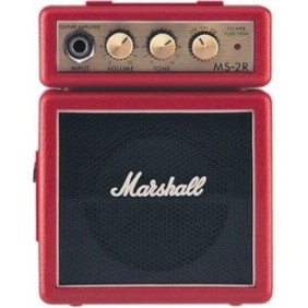 Amplificatore per chitarra, Marshall, MS-2R, rosso