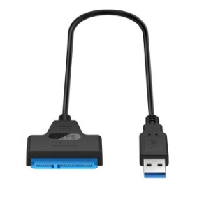 Cavo USB 3.0 per il collegamento di un disco rigido da 2,5", nero