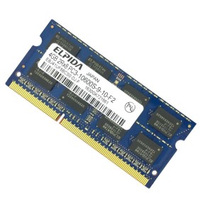Memoria RAM 4 GB sodimm ddr3, 1333 Mhz, originale Elpida, per laptop