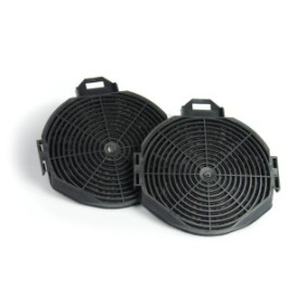 Set filtri carbone per cappa DacEnergy©, forma rotonda, tipo B, 14,2 x 14,9 cm, 2 pz