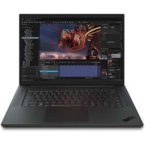 Laptop Lenovo ThinkPad P1 Gen 4, 16" WQUXGA 3840x2400 IPS 600nits, Intel Core i7-11800H 8-core, 16 GB DDR4, 2 x 1TB SSD m2 PCIe, NVIDIA GeForce RTX A2000 4GB GDDR6, Windows 11 Pro, fibra di carbonio, Custodia in alluminio 1,81 kg Nero
