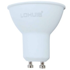 Lampadina LED LOHUIS, forma spot, GU10, 8W, 25000 ore, luce fredda