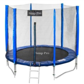 Trampolino Jump Pro, Blu, 2,44 m