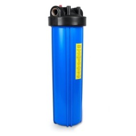 Filtro dell'acqua, Eiger, plastica, 20 x 4,5", blu/nero