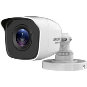 Telecamera di sorveglianza Hikvision HiWatch Turbo HD Bullet, 4MP, obiettivo 2,8 mm, EXIR Bullet, 20 m IR, IP66, custodia in metallo, bianco