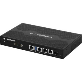 Router UBIQUITI ER-4 EdgeRouter 4, 1GB DDR3, 3 porte 10/100/1000 RJ45, 1 porta 1Gbps SFP