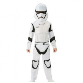 Costume classico da Stormtrooper, taglia M, età 5-6 anni