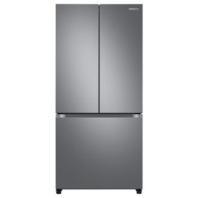 Side By Side Samsung RF50A5002S9/EO, 431 l, Full No Frost, Twin Cooling Plus, Digital Inverter, Touch control, Macchina ghiaccio automatica, Classe F, H 177.6 cm, Acciaio inox antiimpronta