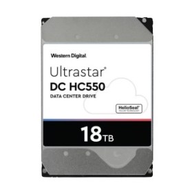 Disco rigido, Western Digital, Ultrastar DC HC550, 18TB, 7200 giri/min, 512 MB, SATA III