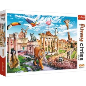 Puzzle Trefl - Città Divertenti, Roma Selvaggia, 1000 pezzi