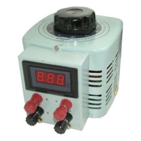 Autotrasformatori variabili monofase, 220 V, 0-250 V, 500 W, voltmetri digitali
