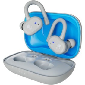 Cuffie audio in-ear Skullcandy Push Active True wireless, Bluetooth, grigio chiaro blu