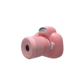 Fotocamera digitale per bambini, THD Pixel D6, aspetto DSLR, risoluzione 18 megapixel, rosa
