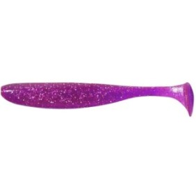 Set di 7 shad Keitech Easy Shiner 10 cm Purple Chameleon Silver 33, per la pesca al pesce persico, shad o luccio