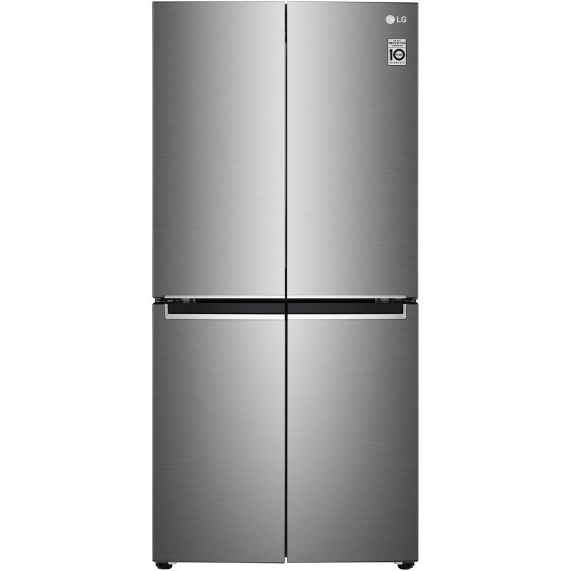 Side by Side LG GMB844PZFG, 530 l, No Frost, LinearCooling, Multiporta, NatureFresh, Classe F, H 179 cm, Inox