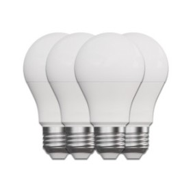 Set di 4 lampadine, TILLUME, E27, LED, 6500K, Classe energetica F, Bianco