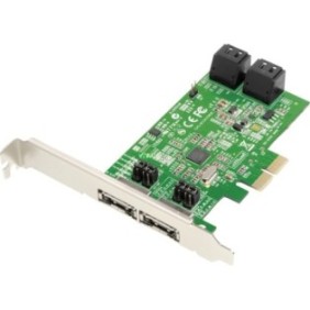 Controller RAIDR2 Dawincontrol, DC-624e, SATA3, PCIe, SATA 6G a 4 canali