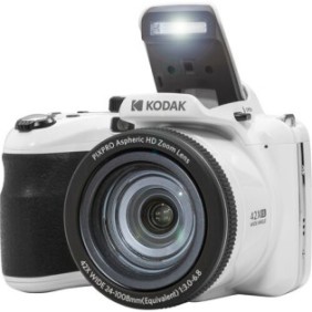 Fotocamera Kodak PixPro AZ425, 20 MP, zoom 42X, Full HD – 1080p, bianco