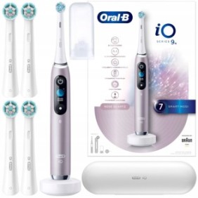 Set spazzolino elettrico Oral-B iO Series 9N, rosa, 4 ricariche Ultimate Clean