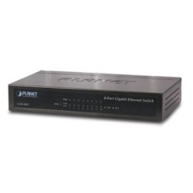 Switch Planet GSD-803, 8 porte Gigabit 10/100/1000Mbps, desktop (case in metallo).