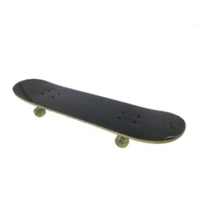 Skateboard, Atlas, Legno, 78x20 cm, Nero