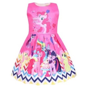 Costume da bambina Little Pony, rosa, 4-5 anni