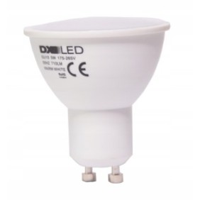 Lampadina LED SMD GU10, DXLed, classe energetica A+, 5W=50W, Neutro, Bianco/Grigio