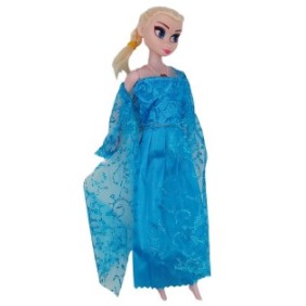 Bambola Elsa, Frozen, Per bambine +3 anni, Plastica/Tessuto, Multicolor, 28,5 cm