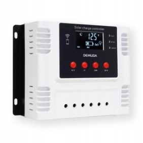 Controller per fotovoltaico domestico, 12-48V, 60A, Bianco