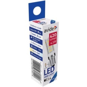 Set di 3 lampadine Avid LED JD E14 4,5W 6400K a luce fredda