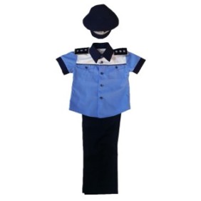 Costume da poliziotto per le classi 4-5 anni, Flavis, Multicolor