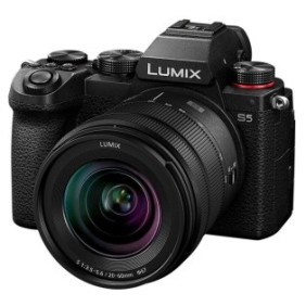 Fotocamera Mirrorless, Panasonic, DC-S5KE-K, 24,2 MP, 4K, Wi-Fi, MILC full frame con obiettivo 20-60 mm, Nero